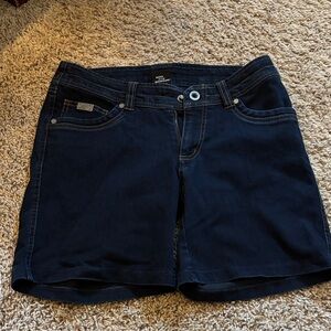 Women's Black Denim Shorts
